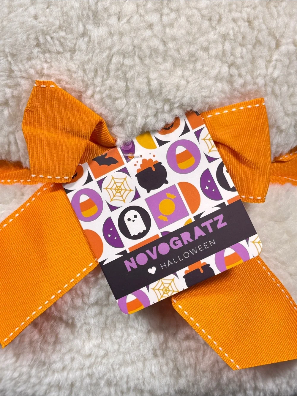 NEW Novogratz Ghost Sherpa Halloween Pillows